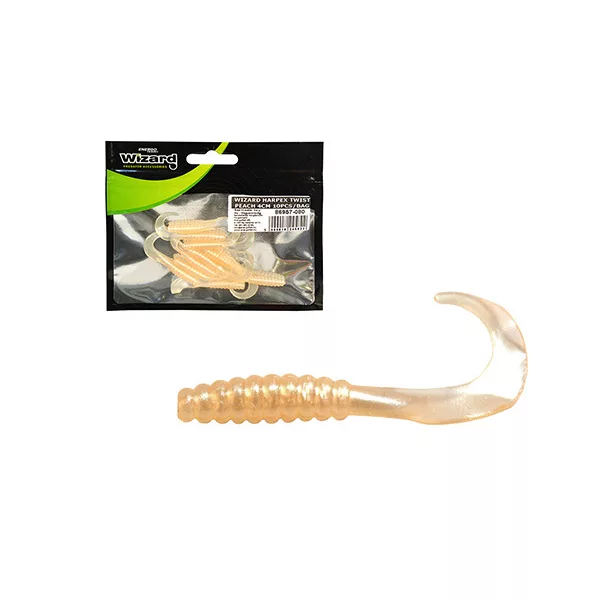 Wizard Harpex Twist Evo Peach 4cm Twister 10buc