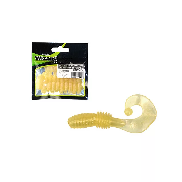 Wizard Harpex Twist Extra Ecru 5cm Twister 10db