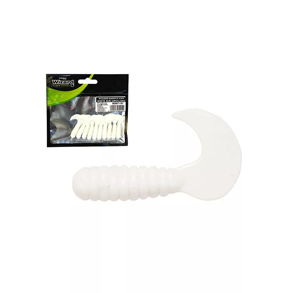 Wizard Harpex Evo White 4cm Momeli artificiale 10buc