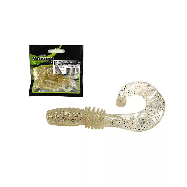 Wizard Harpex Twist Extra Silver 5cm Twister 10 buc