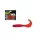 Wizard Harpex Twist Red 5cm Twister 10db