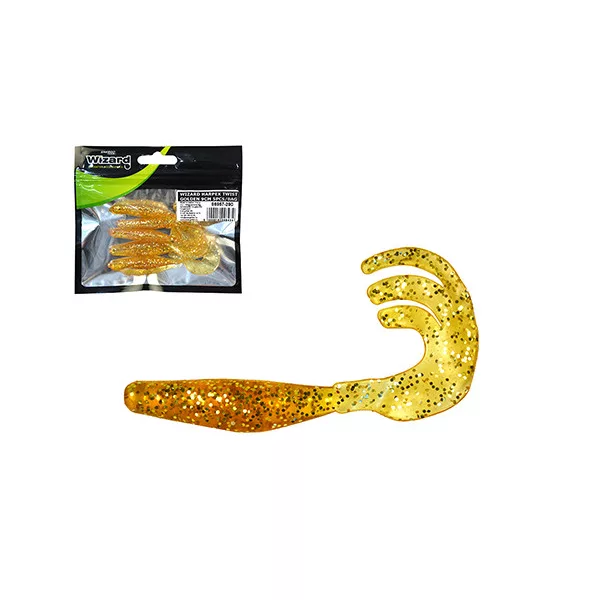 Wizard Harpex Twist Double Evo Golden 9cm Twister 5buc