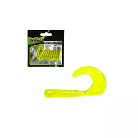   Wizard Harpex Twist Larva Clear-Green 5cm Momeală artificială 10buc