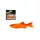 Wizard Roach Orange 7cm Pește de cauciuc 3 buc