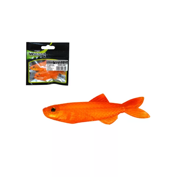 Wizard Roach Orange 7cm Pește de cauciuc 3 buc