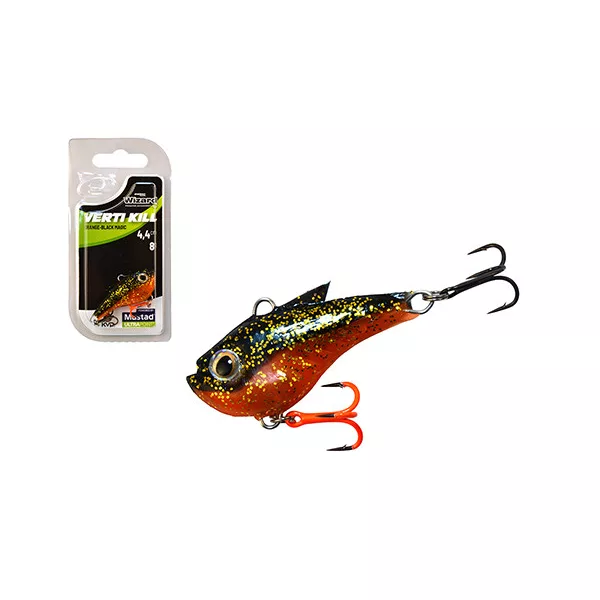Wizard Strike+ Verti Kill Orange-Black Magic 4,4cm 8gr Vertikális Műcsali