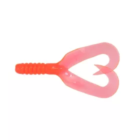   Manns Bait Co. Ltd Twister cu două cozi Twister Japanese Red 101mm - 8buc