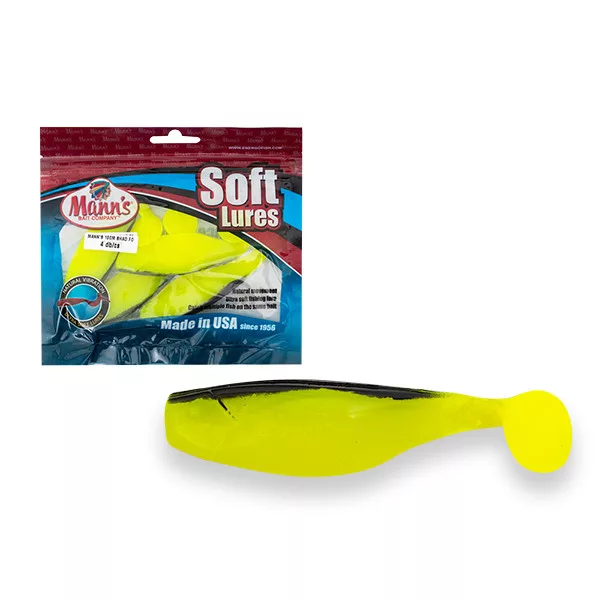 Manns 10cm Shad Momeală plastic sidefată