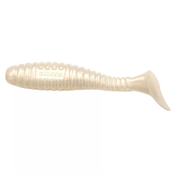 Manns Swimmin Grub PRH- Gyöngyház Pirosfejű 11cm Plasztik Csali 4db
