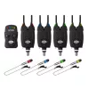 Set indicator de mușcătură Delphin OPTIMO 9V 4+1 + CSW II Swinger + Snag