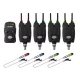 Set indicator de mușcătură Delphin OPTIMO 9V 4+1 + CSW II Swinger + Snag
