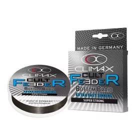   Climax Cult Feeder Bottom Braid 110m 0,15mm 7,5kg Dark Grey Fonott Főzsinór