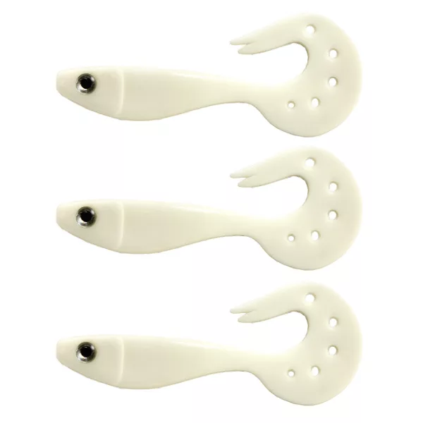 Nevis Twister Shad Vantage 9cm 6,56gr 3 buc/set /alb/ Momeală plastică