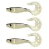 Nevis Twister Shad Vantage 9cm 6,56gr 3 buc/set /argintiu-negru/ Momeală plastică