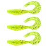 Nevis Twister Shad 11cm 10,76gr 3buc/pachet (Verde paiete) Momeală plastic