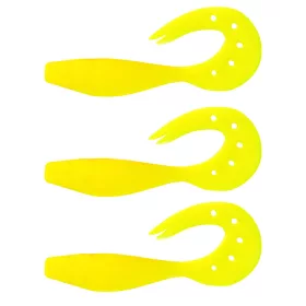   Nevis Twister Shad 11cm 10,76gr 3buc/pachet (Galben) Momeală plastic