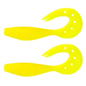   Nevis Twister Shad 14cm 21,40gr 2buc/pachet (Galben) Momeală plastic