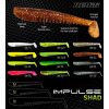 Nevis Impulse Shad 6,3cm 1,77gr 6buc/pachet Verde Fluo Sclipici Nălucă de plastic