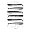 Nevis Impulse Shad 6,3cm 1,77gr 6buc/pachet Negru-Argintiu Nălucă de plastic