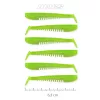Nevis Impulse Shad 6,3cm 1,77gr 6buc/pachet Verde Fluo Sclipici X2 Nălucă de plastic