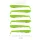 Nevis Impulse Shad 6,3cm 1,77gr 6buc/pachet Verde Fluo Sclipici X2 Nălucă de plastic
