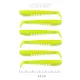 Nevis Impulse Shad 6,3cm 1,77gr 6buc/pachet Verde Fluo Nălucă de plastic