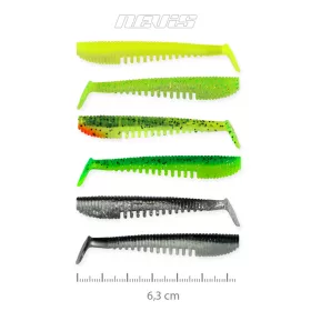   Nevis Impulse Shad 6,3cm 1,77gr 6buc/pachet 6culori Nalucă plastic