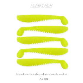   Nevis Impulse Shad 7,5cm 3,05gr 5buc/pachet Galben-lămâie Nălucă de plastic