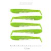 Nevis Impulse Shad 7,5cm 3,05gr 5buc/pachet Verde Fluo Sclipici X2 Nălucă de plastic