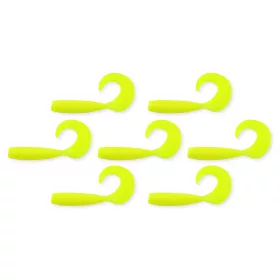   Nevis Twister 6cm 2,54gr 7buc/pachet Galben Nălucă de plastic