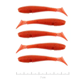   Nevis Vantage Swinger 7cm 2,96gr 5 buc/set Portocaliu Momeală Plastic