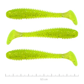   Nevis Vantage Swinger 9,5cm 7,18gr 3 buc/set Fluo Verde Sclipici I. Momeală Plastic