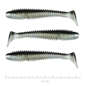   Nevis Vantage Swinger 9,5cm 7,18gr 3 buc/set Argintiu-Albastru Sclipici Momeală Plastic