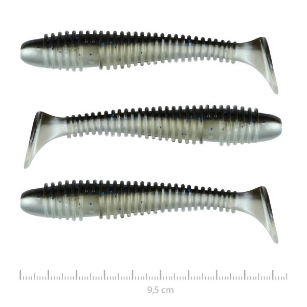 Nevis Vantage Swinger 9,5cm 7,18gr 3 buc/set Argintiu-Albastru Sclipici Momeală Plastic