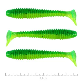   Nevis Vantage Swinger 9,5cm 7,18gr 3buc/set Flitter Verde Naluci de plastic