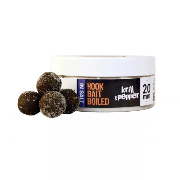 The Big One Hook Bait In Salt Krill&Pepper 20mm Boilie de Nădire Sărată