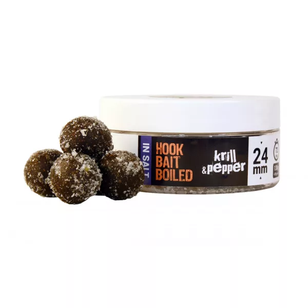 The Big One Hook Bait In Salt Krill&Pepper 24mm Boilie de Nădire Sărată