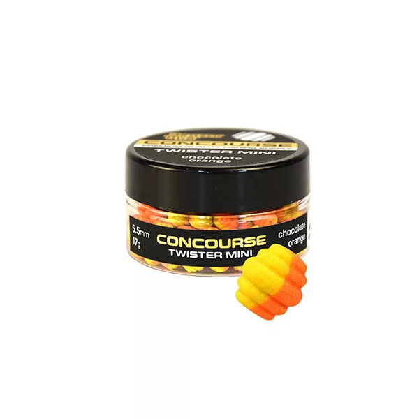 Momeală Mini Cârlig Benzár Concourse Twister Ciocolată-Portocală 5,5mm 17gr