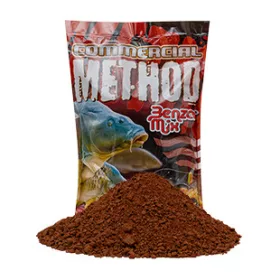   BENZÁR MIX COMMERCIAL NADĂ RED KRILL ROȘU ÎNCHIS 800gr - Cu făină de pește