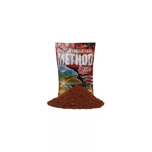 BENZÁR MIX COMMERCIAL NADĂ RED KRILL ROȘU ÎNCHIS 800gr - Cu făină de pește