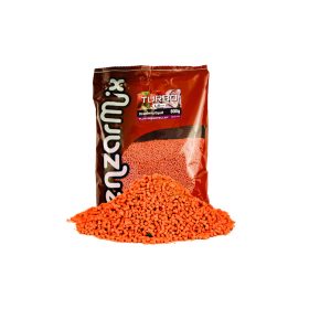 Benzár Mix Fluo Turbo Pellet Căpșuni-Calamar 1,5mm 800g