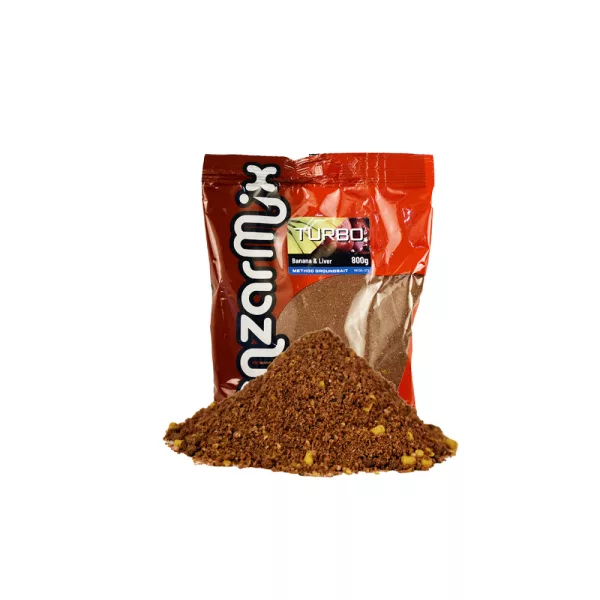 Momeală Benzár Turbo Method Banană-Ficat 800gr