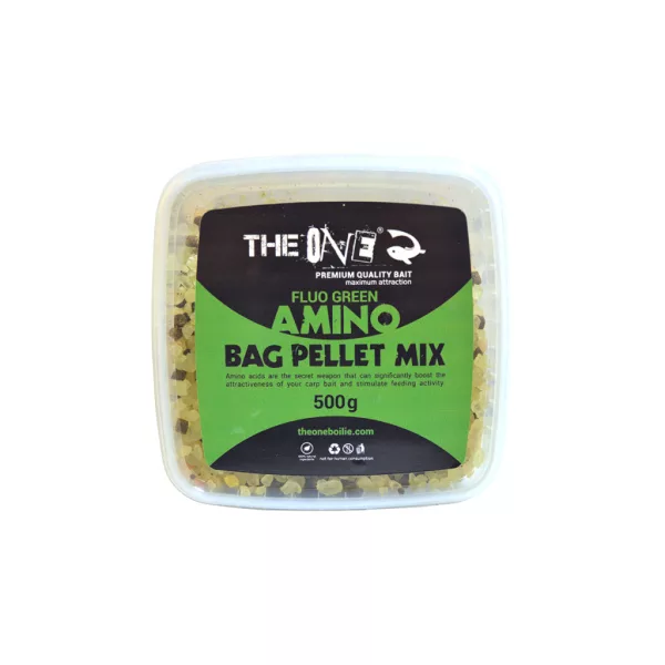 The One Amino Bag Pellet Mix Fluo Green 500gr