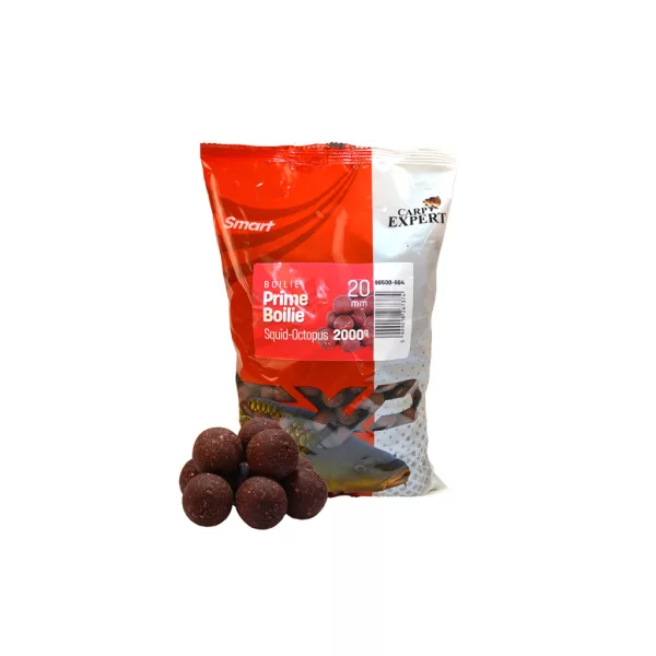 Carp Expert Smart Prime Boilie Tintahal-Polip 20mm Etető Bojli 2kg