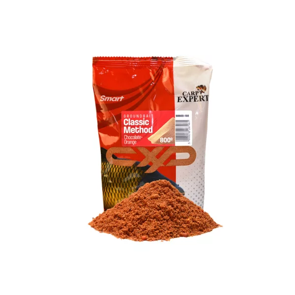 Carp Expert Smart Groundbait Classic Method Chocolate-Orange Etetőanyag 800gr