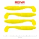 Reiva Zander Power Shad 10cm 7,05gr 4 buc/set (Galben Lămâie) Naluci din plastic