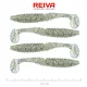 Reiva Zander Power Shad 10cm 7,05gr 4 buc/set (Argintiu Sclipici) Naluci din plastic
