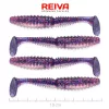 Reiva Zander Power Shad Purple Pearl 10cm Naluci Plastic 4buc