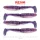 Reiva Zander Power Shad Purple Pearl 10cm Naluci Plastic 4buc
