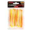 Reiva Zander Power Shad Portocaliu Lucios 10cm Momeală Plastic 4 buc